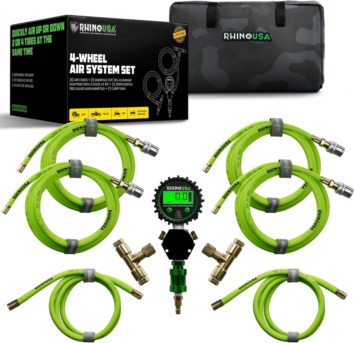 Remote Inflation Recovery Gear Tie-Down Straps Camp & Overland Trailer & Hitch Accessories