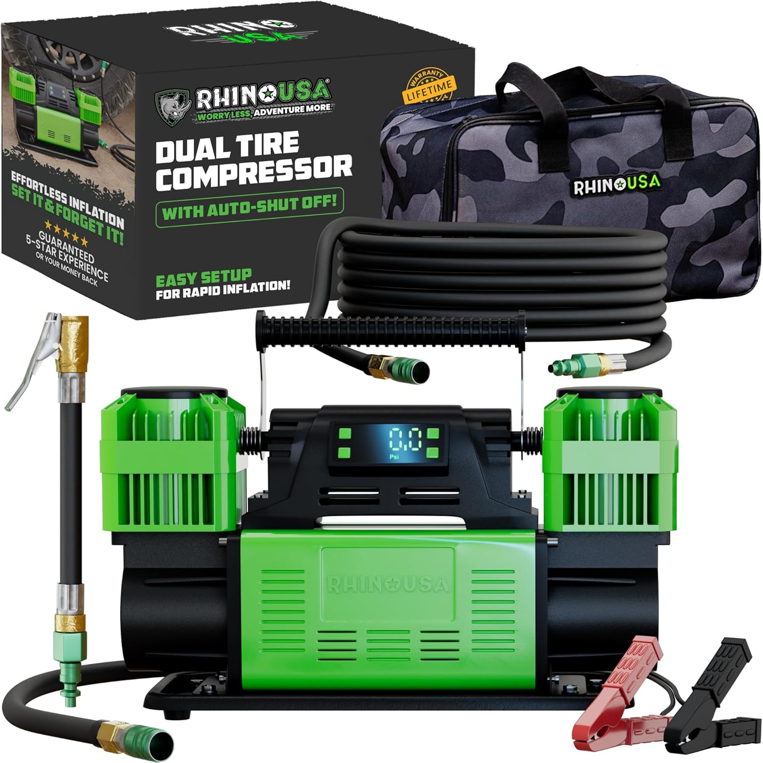 12V Dual-Tire Air Compressor