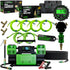 Dual Air Compressor + 4-Wheel Inflator Bundle