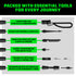 Tactical Hiking Stick w/ Integrated Survival Kit