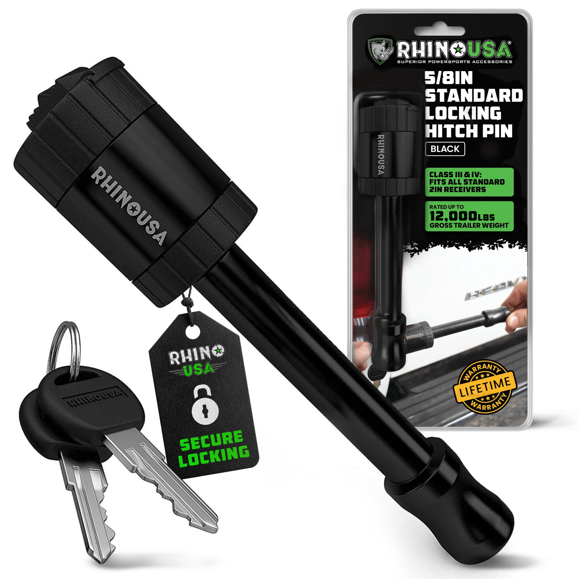 2" Locking Trailer Hitch Pin