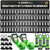 Rhino USA heavy-duty 5 foot e-track tie-down kit: 4 rails, 8 O-rings, 4 rope tie-offs, and 2 ratchet straps