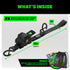 Retractable Ratchet Straps w/ Integrated Soft Loops