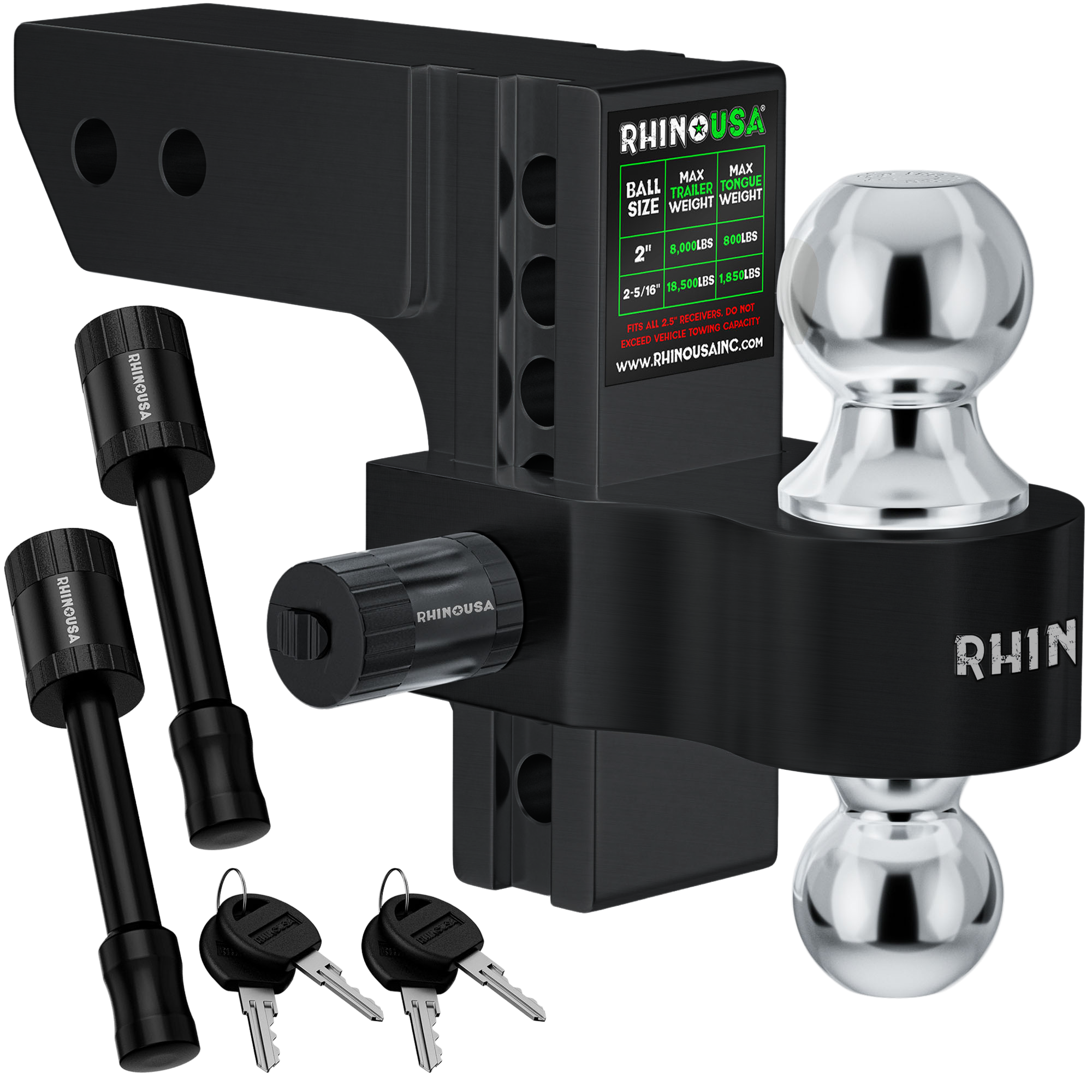 Adjustable Drop Hitch (2.5" Receivers)