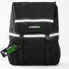 Rhino USA spare tire trash bag in black with reflective stripes, buckle straps, and mesh pockets