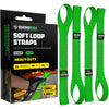1.6" x 17" Soft Loop Tie-Down Straps (4-Pack)