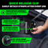 Quick Release Clip with mounting bracket, EZ-Retract button and 360 degree swivel in Ford truck bed