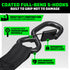 2" x 10' Retractable Ratchet Straps