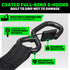 2" x 10' Retractable Ratchet Straps