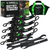 2 inch by 10 foot Rhino USA retractable ratchet straps 4-pack in black with storage bag