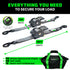 2" x 10' Retractable Ratchet Straps