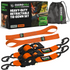 2" x 10' Retractable Ratchet Straps