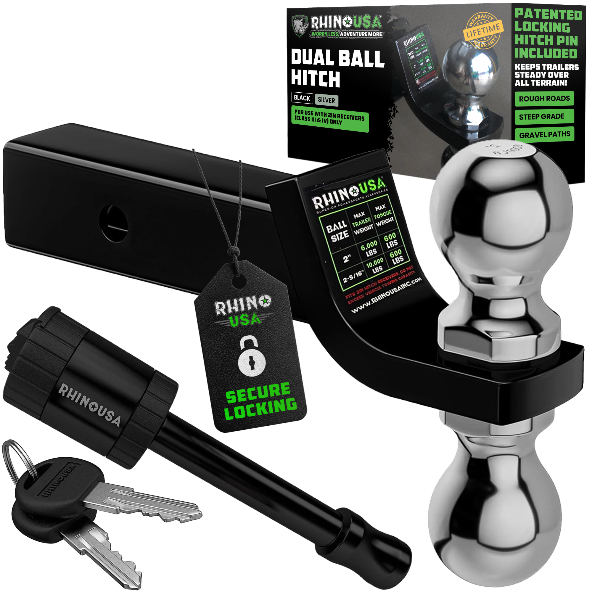 2" Dual Ball Hitch